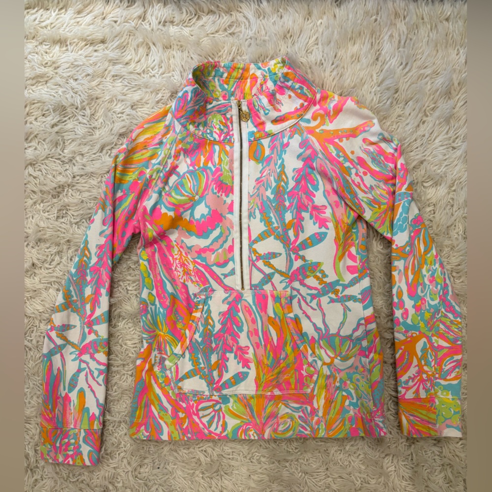 Lilly Pulitzer - Women’s pullover quarter zip sweatshirt
